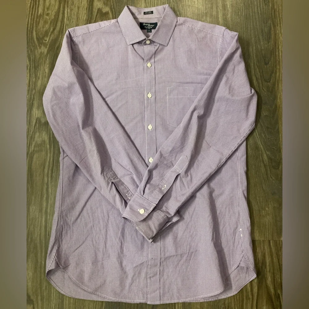 J. Crew 80’s 2-Ply Men’s Medium‎ Purple Button Down Shirt